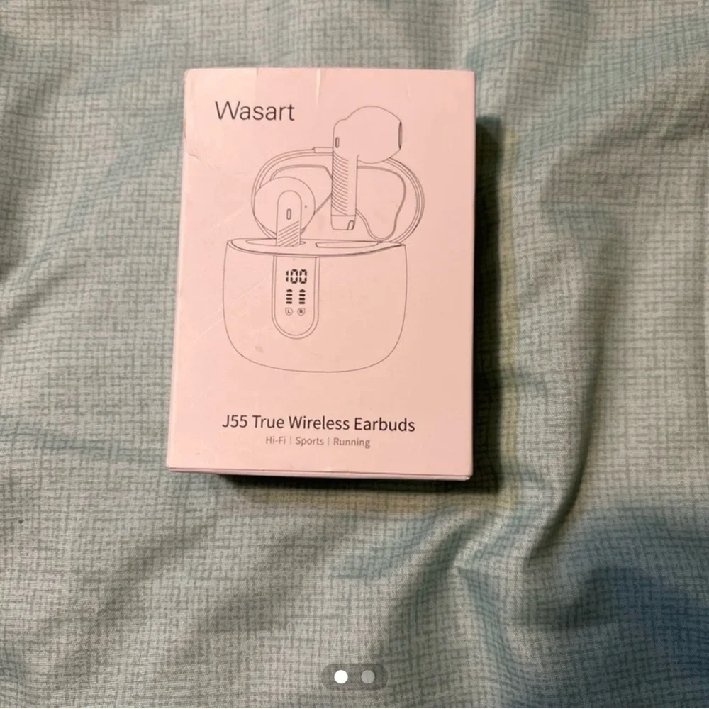 J55 True Wireless Earbuds - White